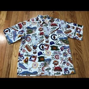 Chicago CUBS Reyn Spooner Hawaiian Shirt Size XL